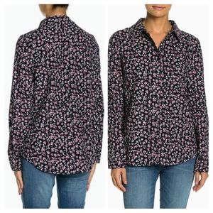 Como Vintage Floral Corduroy Button Down